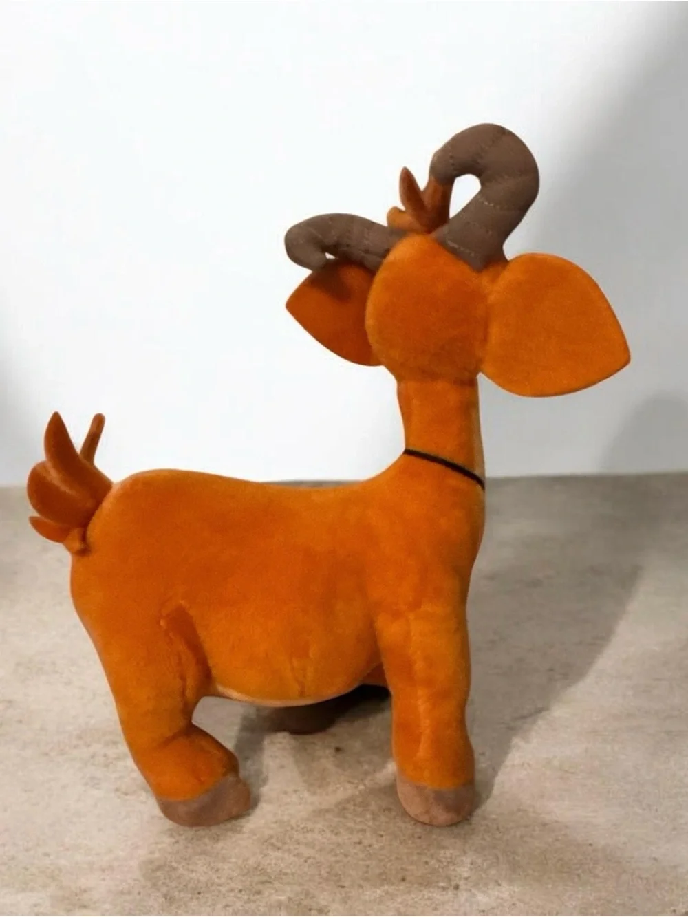 Plush Orange Goat Costume Accessory for Kids
